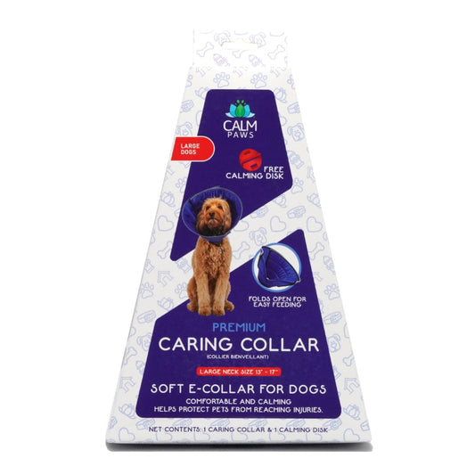 Calm Paws Caring Collar w/ Calming Disk For Dogs Large