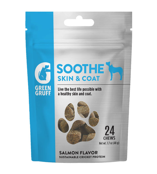 Green Gruff Soothe Skin & Coat Dog Supplements 1ea/24 ct