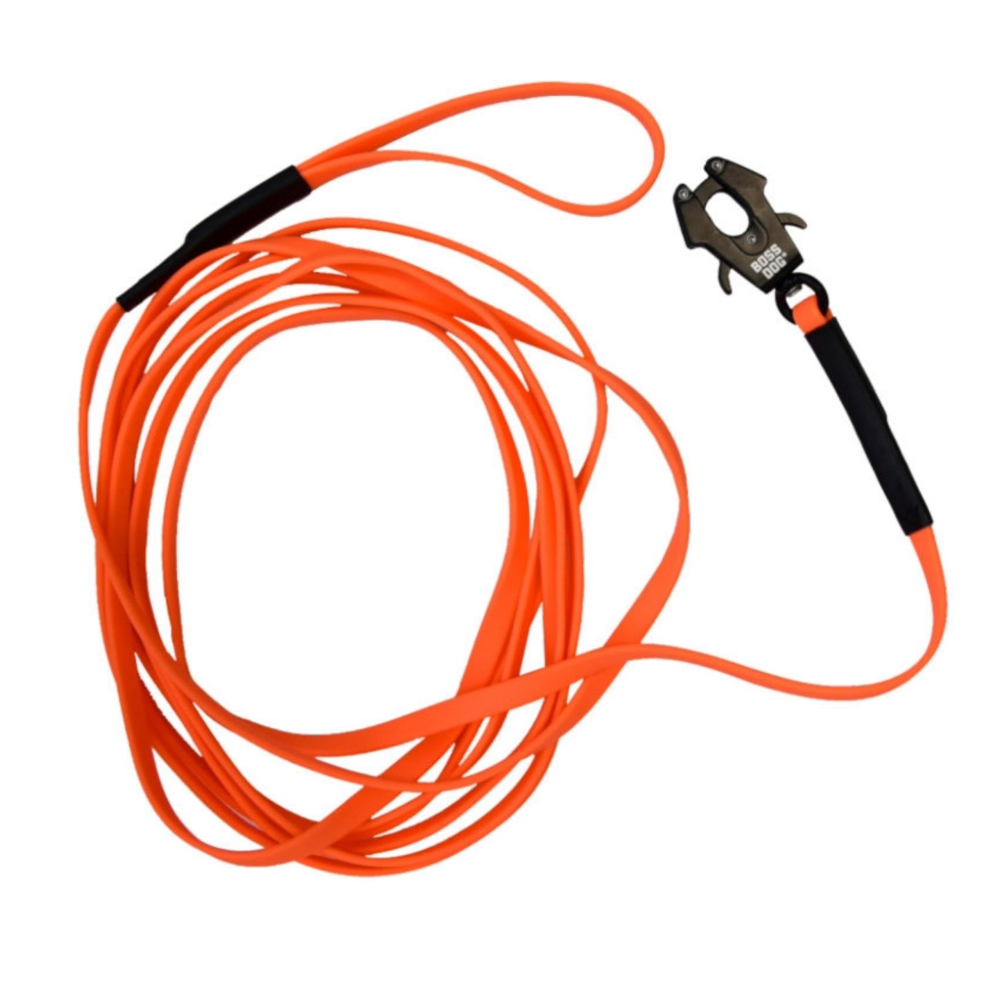 Boss Dog Tactical TPU Tracking Dog Leash Hunter Orange, 1ea/20 ft