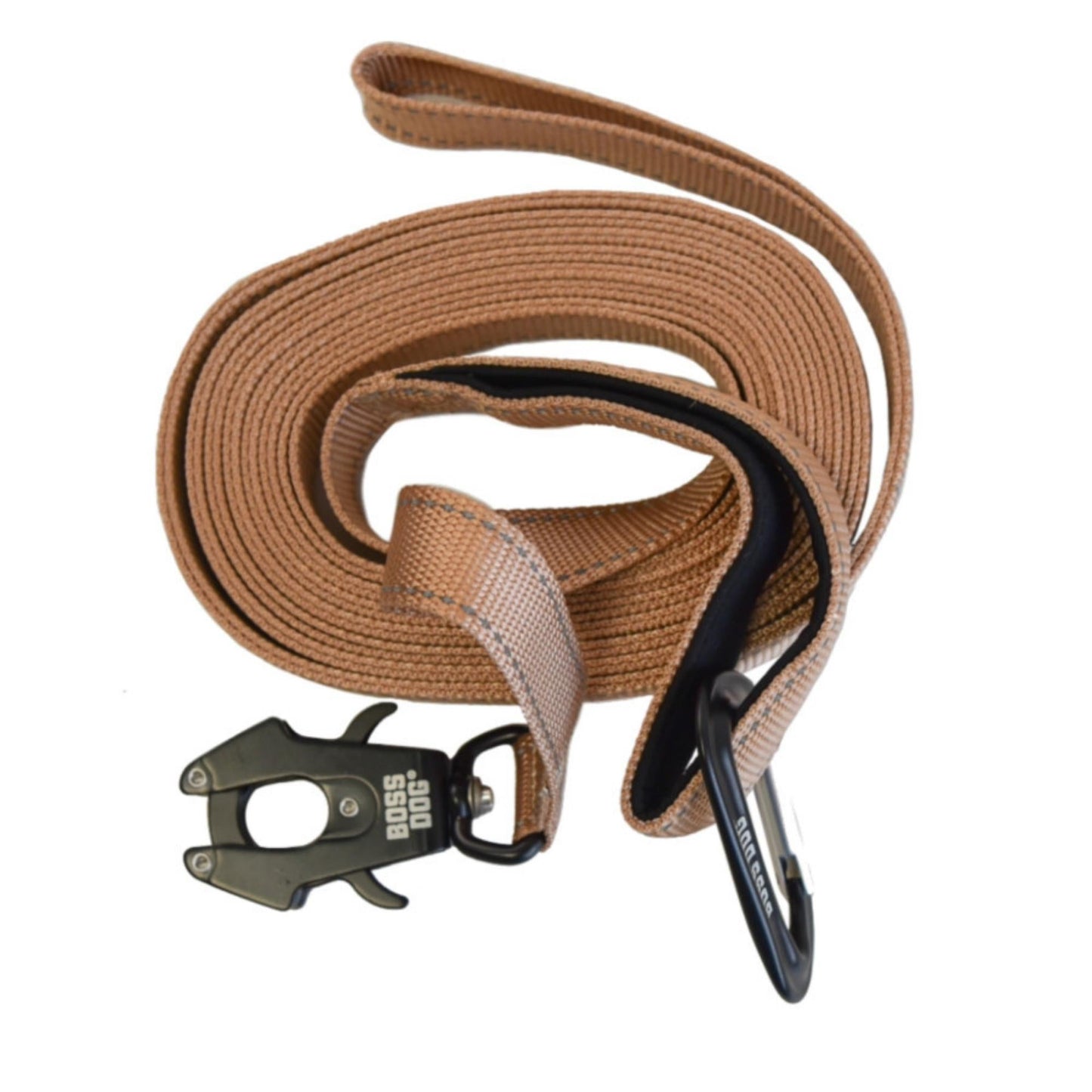 Boss Dog Tactical Nylon Tracking Dog Leash Tan, 1ea/20 ft