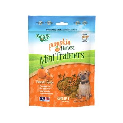 Emerald Pet Pumpkin Harvest Trainers Pumpkin Chewy Dog Treats 6oz.