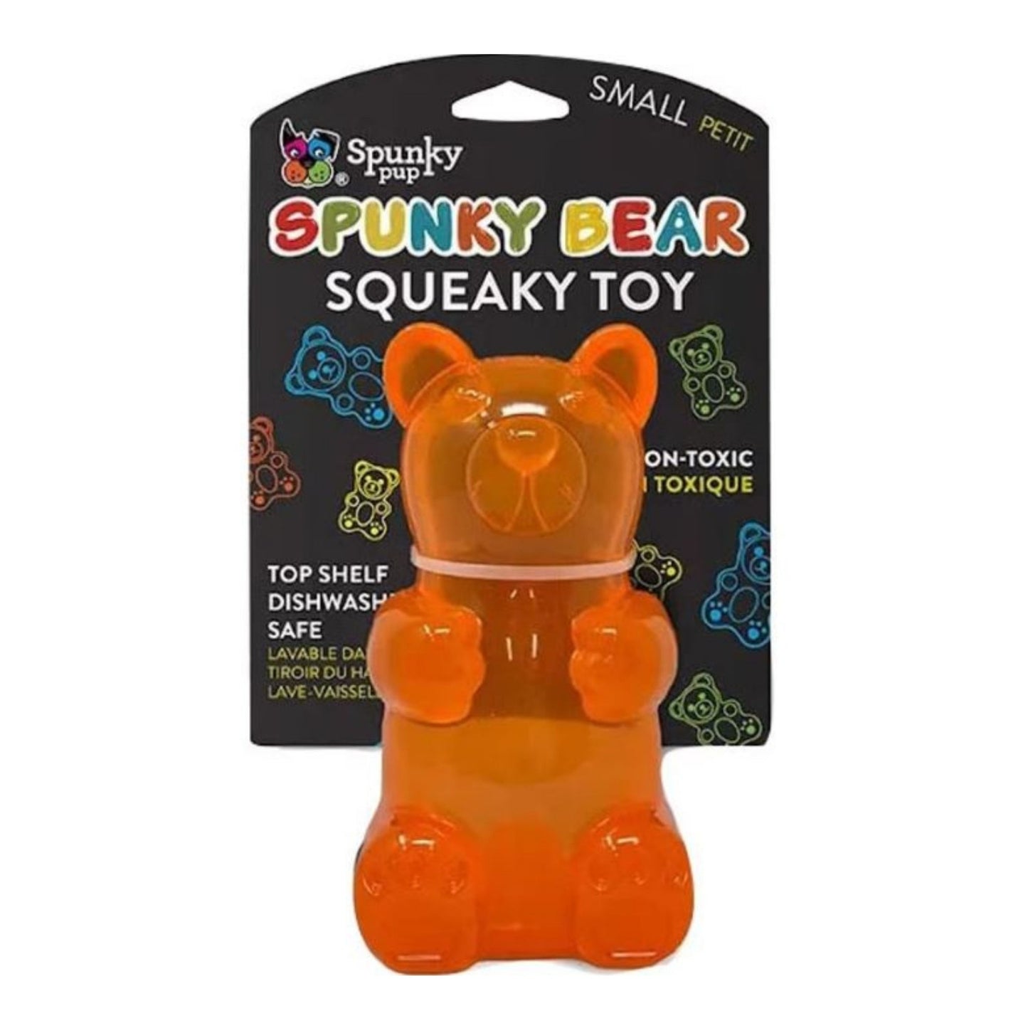 Spunkypup Spunky Bear Squeaky Toy Small