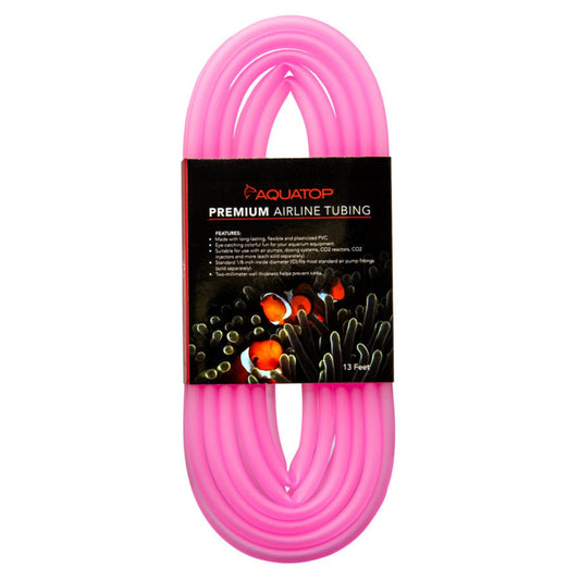 Aquatop Airline Tubing Pink, 1ea/13 ft