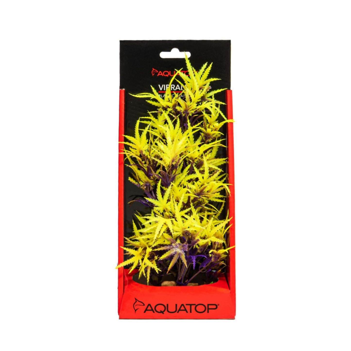 Aquatop Aquatop Vibrant Fluorescent Cannabis Plant Olive, 1ea/10 in