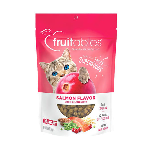 Fruitables Limited Ingredient Crunchy Cat Treats Salmon w/Cranberry 1ea/2.5 oz