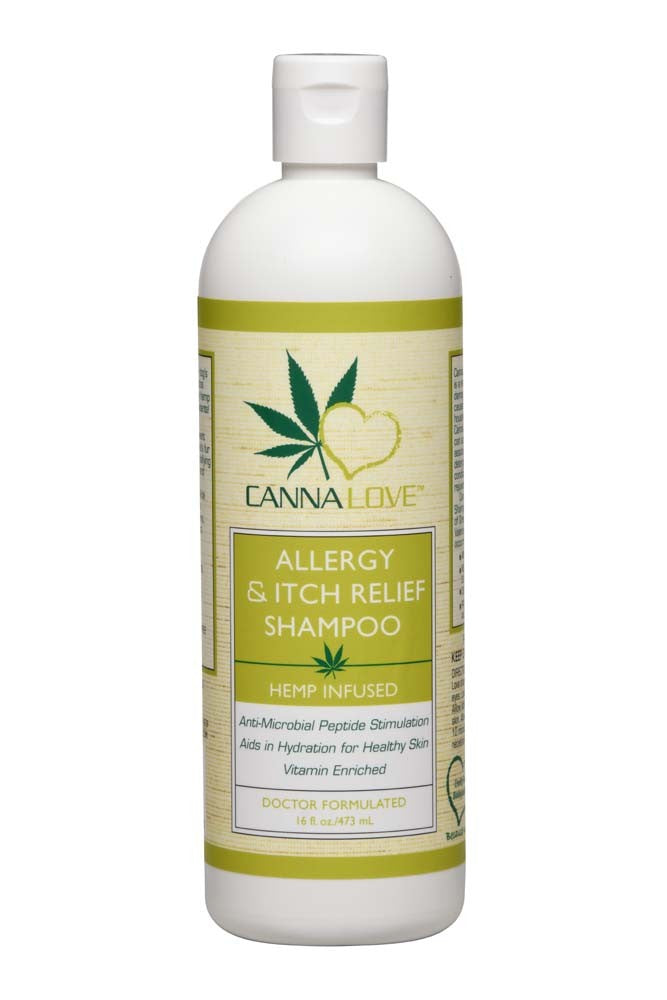 CannaLove Allergy & Itch Relief Hemp Infused Dog Shampoo 1ea/16 oz