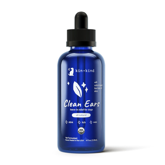 Kin+Kid Clean ears 4oz. Organic Dog