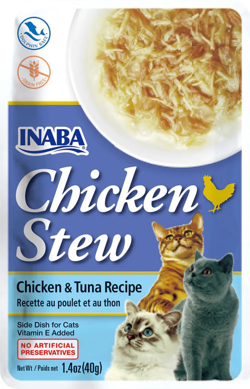 Inaba Cat Stew Chicken Tuna 1.04oz (6 Count)