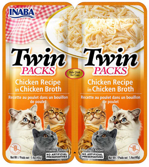 Inaba Cat Twin Pack Chicken in Chicken Broth 2.08oz. (6 Count)