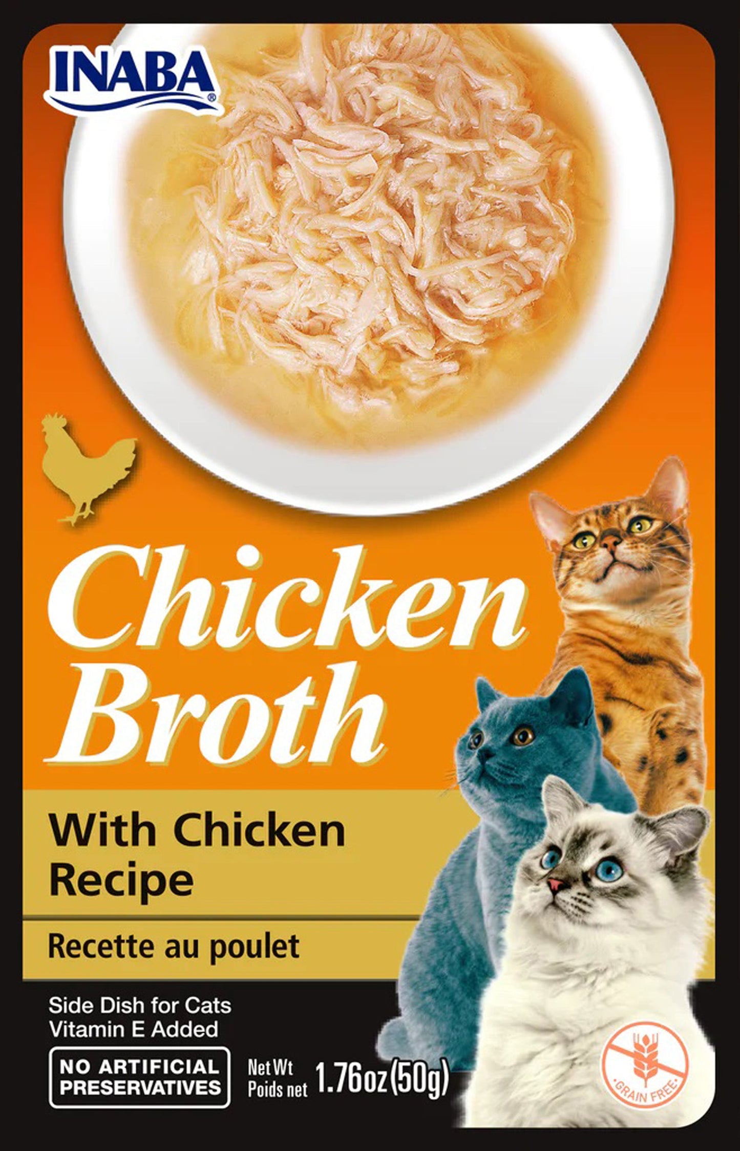 Inaba Cat Broth Chicken 1.76oz. (6 Count)