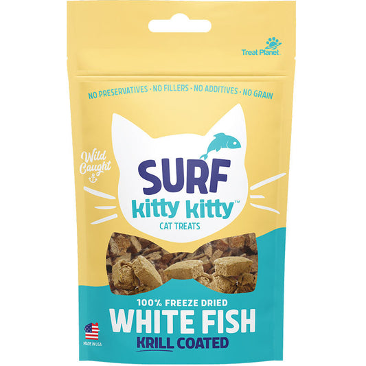 Etta Says! Kitty Kitty 100% Freeze Dried Cat Treat White Fish w/Krill 1ea/0.6 oz