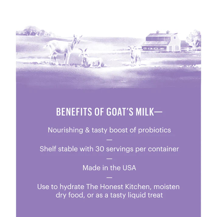 The Honest Kitchen Dog Cat Instant Goat Milk (Pack of 12)