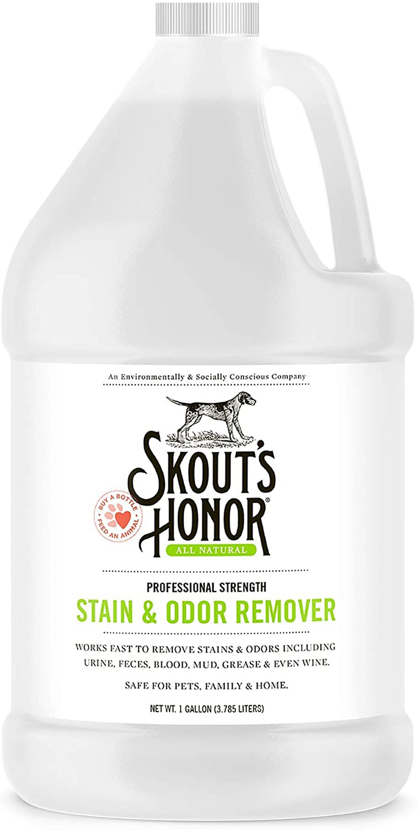 Skouts Honor Dog Remover Stain and Odor 1 Gallon