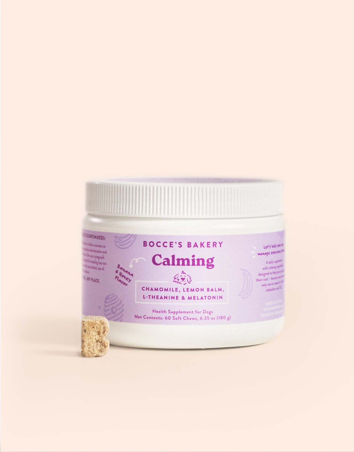 Bocces Bakery Dog Supplement Calming 6.35oz.