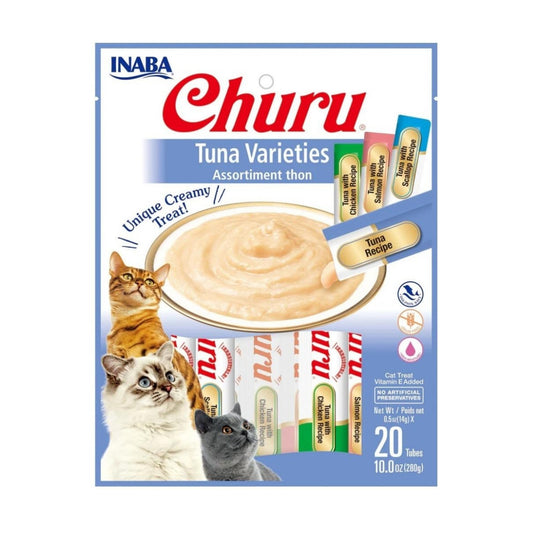 Inaba Cat Churu Tuna 5oz. Variety Bag (20 Count)