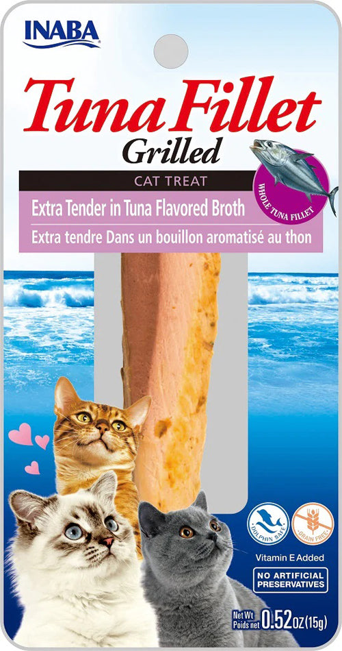 Inaba Cat Grill Fil Xtnder Tuna /Tuna Broth 0.5Oz/6Ct