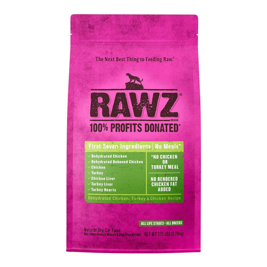 Rawz Cat Chicken Turkey 1.75Lb Meal Free