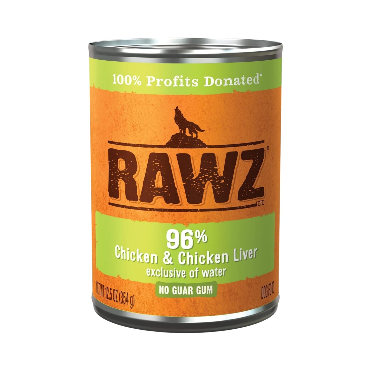 Rawz Dog 96% Chicken Liver 12.5oz. Pate (Case of 12)