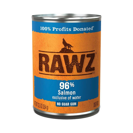 Rawz Dog 96% Salmon 12.5oz. Pate (Case of 12)