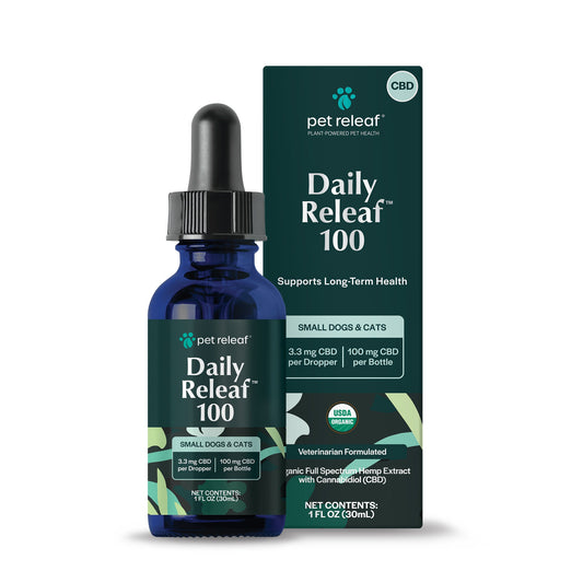 Pet Releaf Daily Organic Hemp Oil Cbd 100Mg