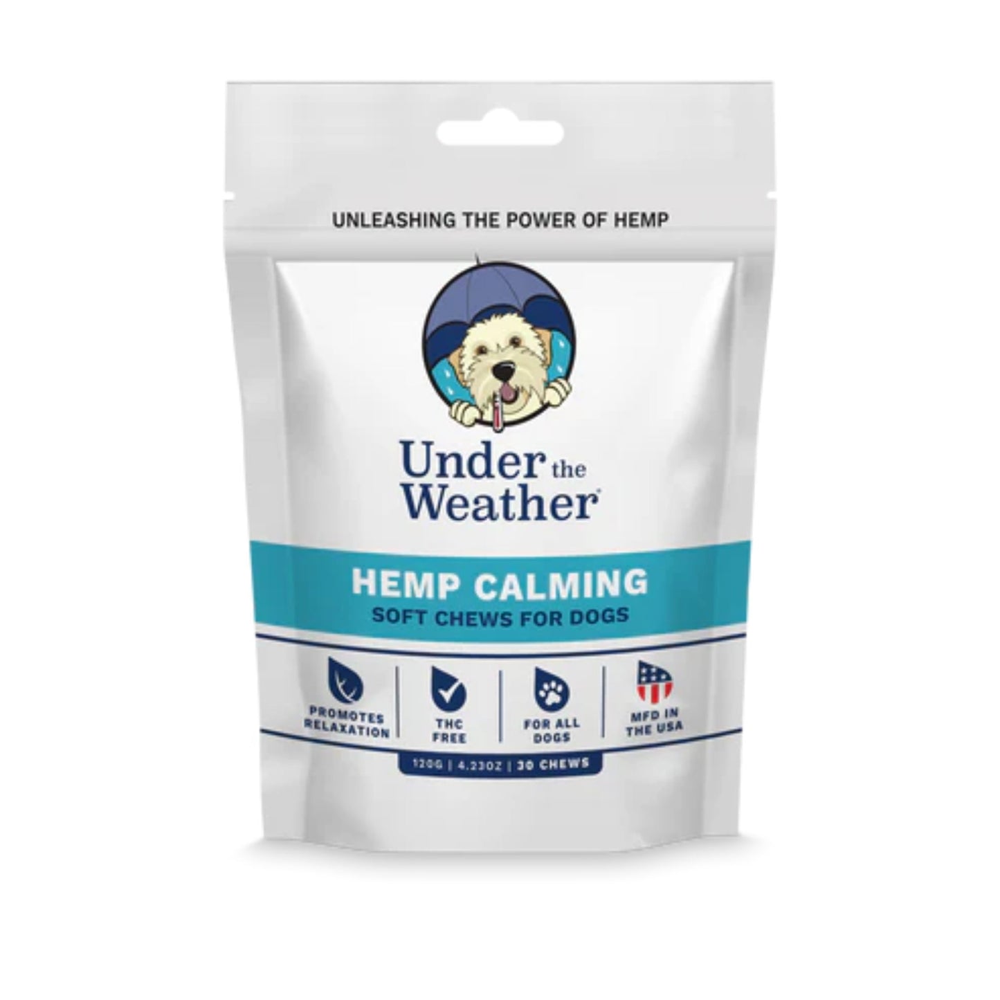 Under The Weather Hemp Calming Chew For Dogs 30count