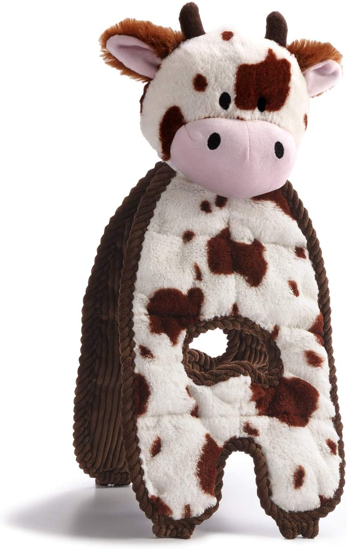 Charming Pet Products Cuddle Tug Cozy Cow Dog Toy 1ea