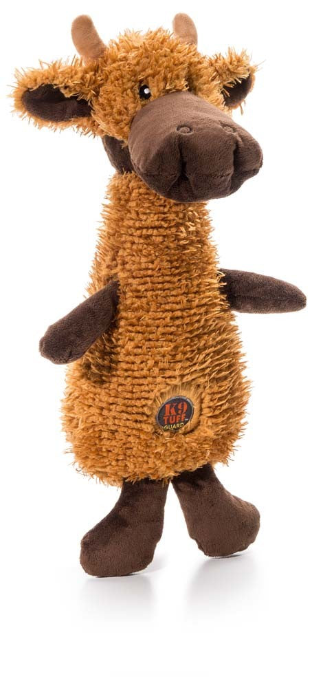 Charming Pet Products Scruffles Moose Plush Dog Toy Brown 1ea/SM