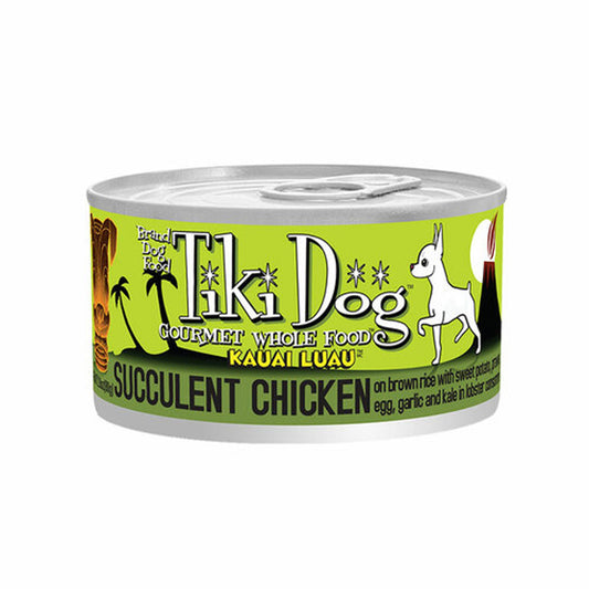 Tiki Pets Dog Kauai Chicken And Prawn 2.8oz. (Case of 12)