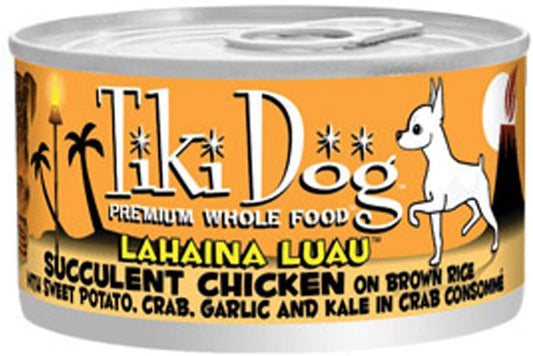 Tiki Pets Dog Lahaina Chicken And Crab 2.8oz. (Case of 12)