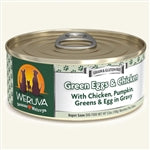 Weruva Dog Green Eggs and Chicken with Chicken; Pumpkin; Greens and Egg in Gravy 5.5oz. (Case of 24)