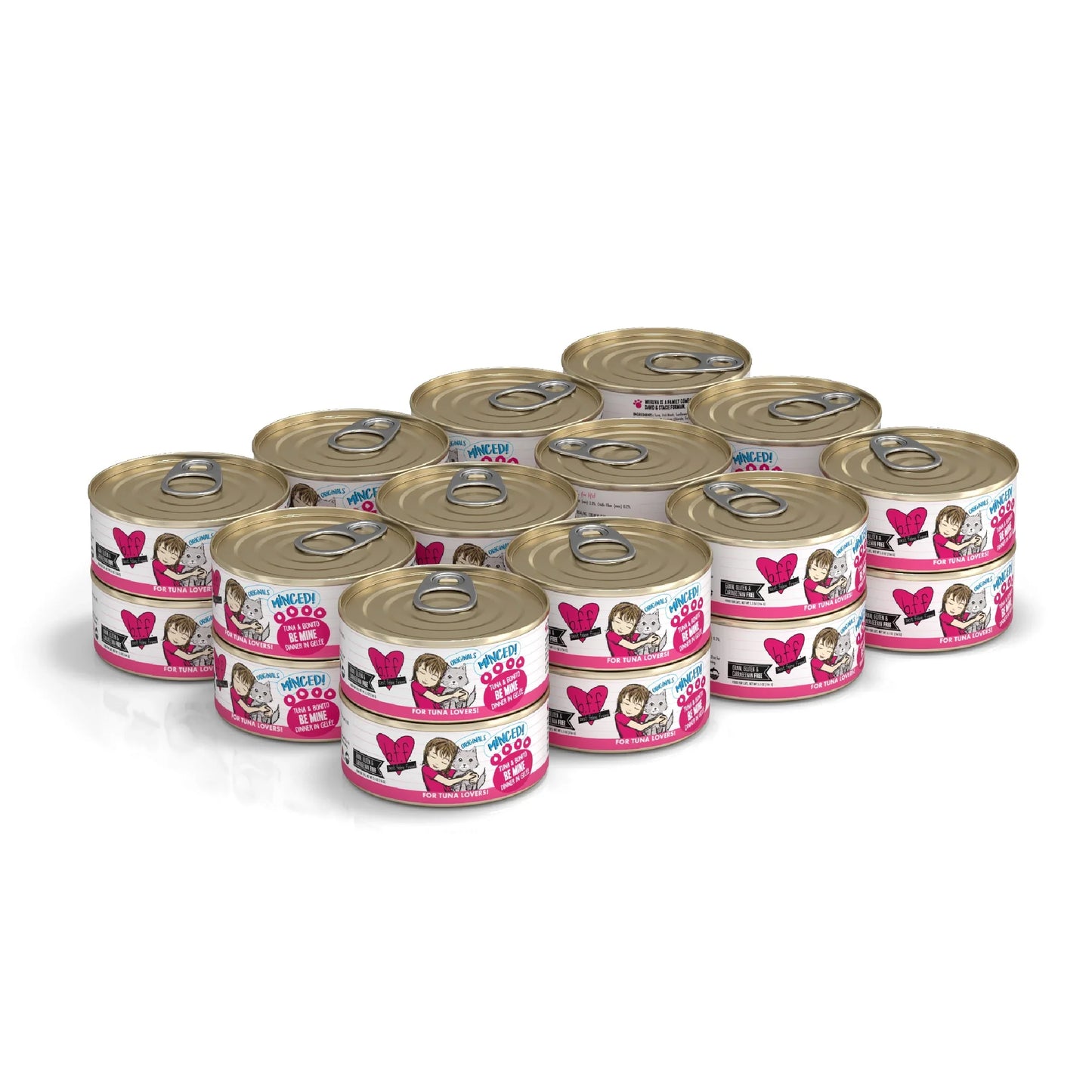 BFF Cat Tuna and Bonito Be Mine Dinner in Gele 5.5oz. (Case of 24)