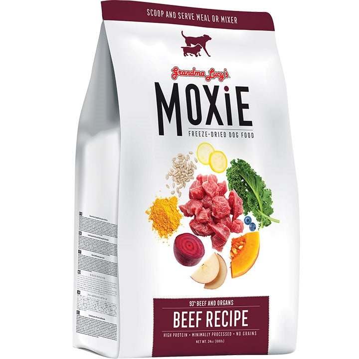 Grandma Lucys Dog Moxie Grain Free Beef 24 oz.