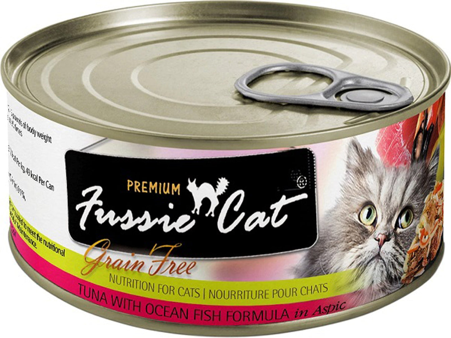 Fussie Cat Premium Tuna With Ocean Fish 5.5oz. (Case of 24)