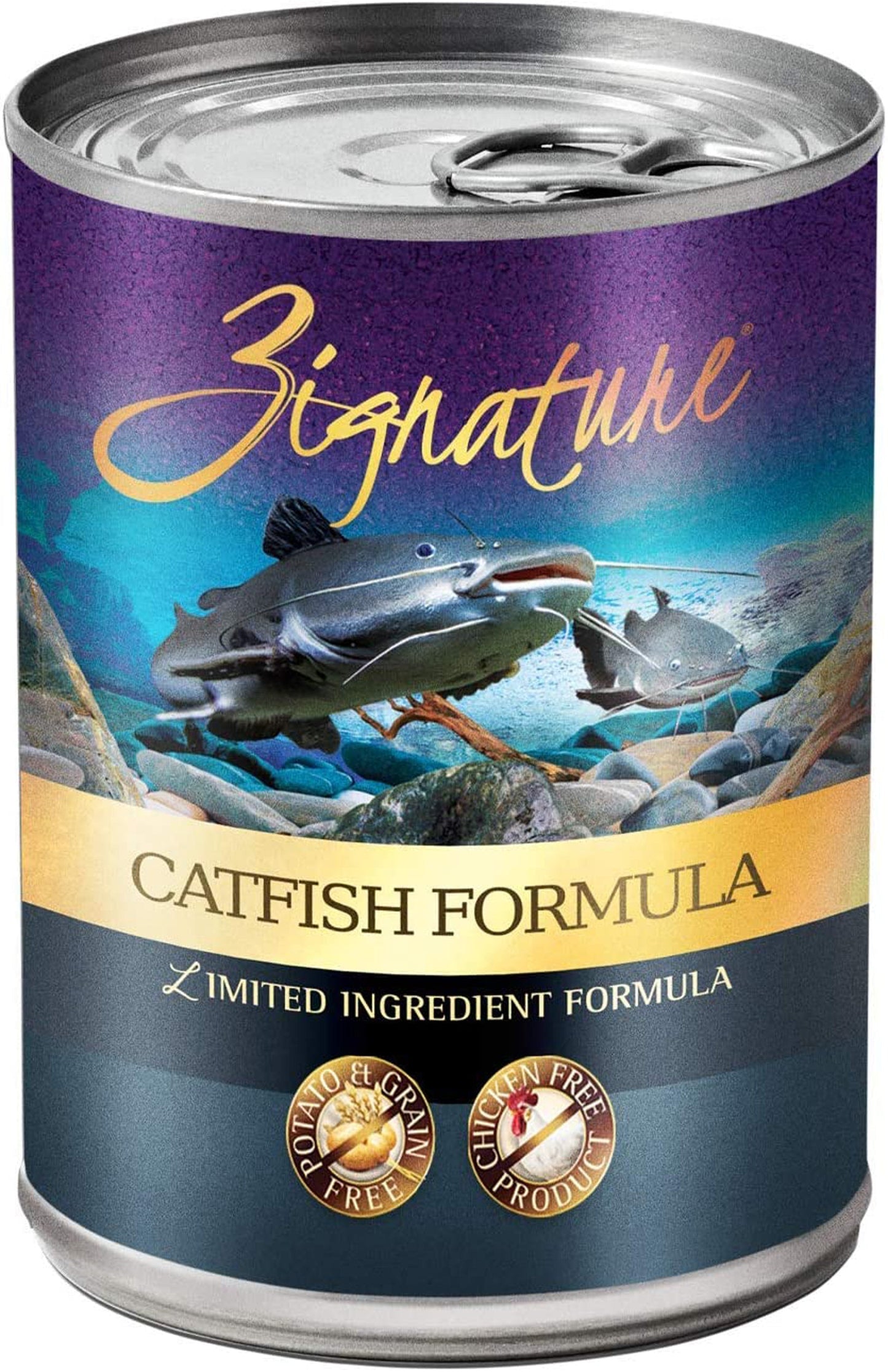 Zignature Dog Canned 13oz. Catfish (Case of 12)