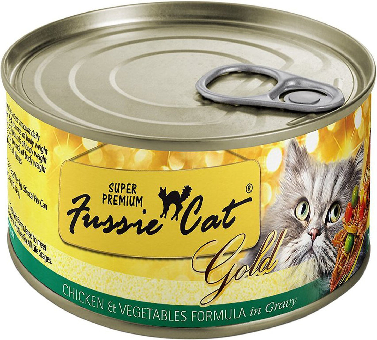 Fussie Cat Chicken Vegetables With Gravy 5.5oz. (Case of 24)