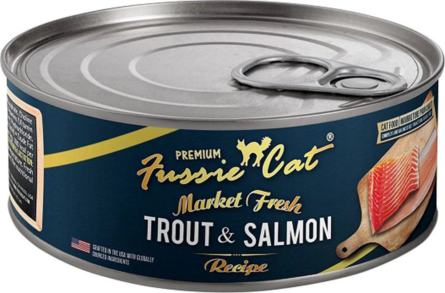 Fussie Cat Market Fresh Trout & Salmon Pate 5.5oz. (Case of 24)