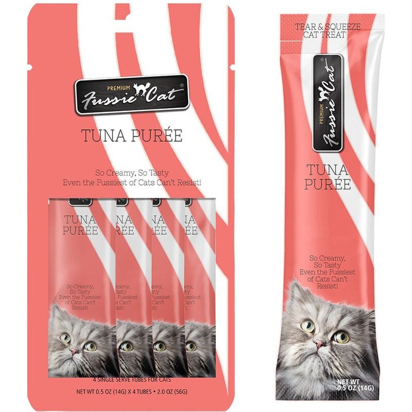 Fussie Cat Puree Tuna Cat 2oz/18