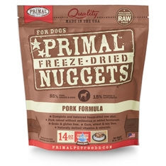 Primal Pet Foods Freeze Dried Dog Food 5.5oz. Pork