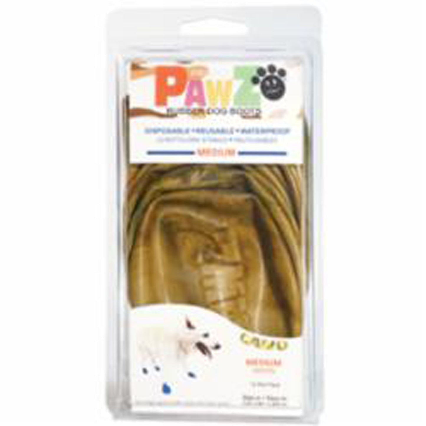 Pawz Dog Boots Camo- Medium