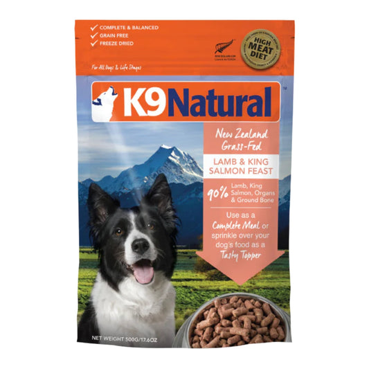 K9 Natural Dog Freeze-Dried Lamb & Salmon 17.6oz.