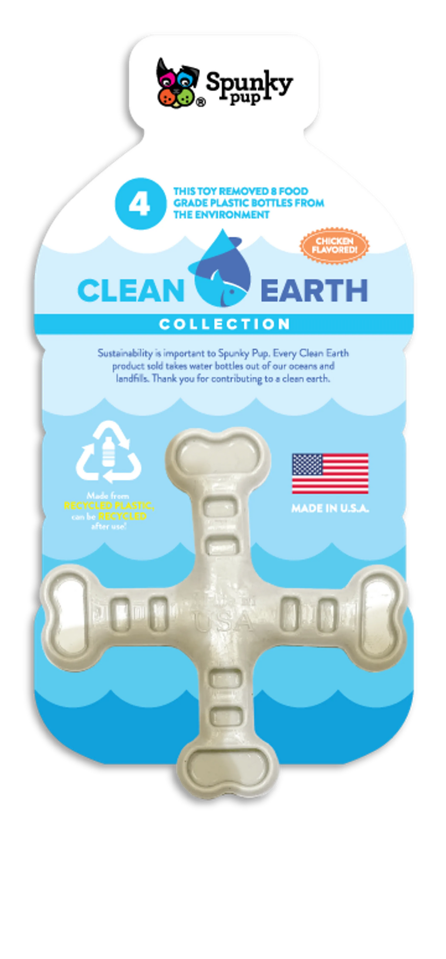 Clean Earth Recycled Crossbones