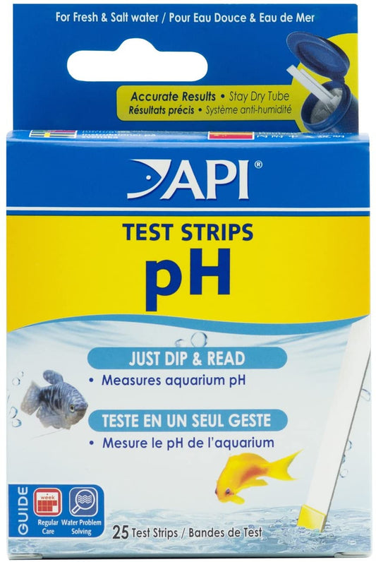 API pH Test Strips for Freshwater and Saltwater Aquariums