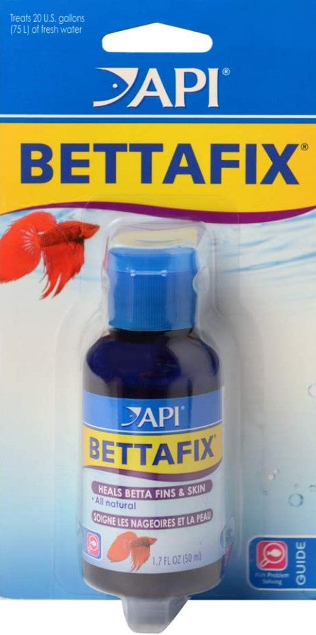 API Bettafix Betta Medication Heals Betta Fins and Skin