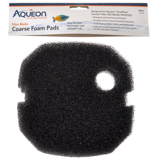 Aqueon Coarse Foam Pads Large for QuietFlow 300 and 400 Canister Filters