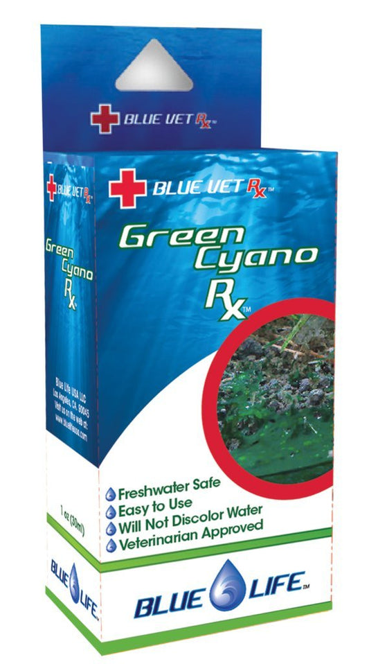 Blue Life Green Cyano Rx for Aquariums