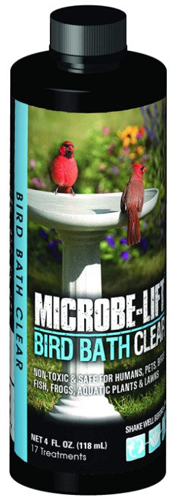 Microbe-Lift Birdbath Clear Non-Toxic and Safe for Humans, Pets, Birds, Fish, Frogs, Plants and Lawns