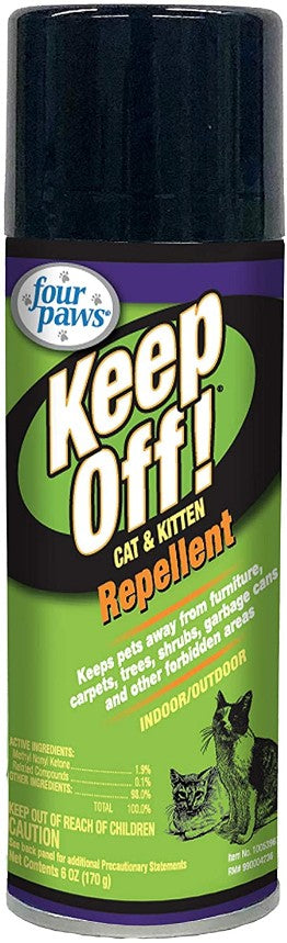 Four Paws Keep Off Indoor and Outdoor Cat and Kitten Repellent