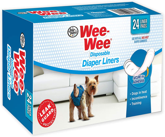 Four Paws Wee Wee Disposable Diaper Liner Pads
