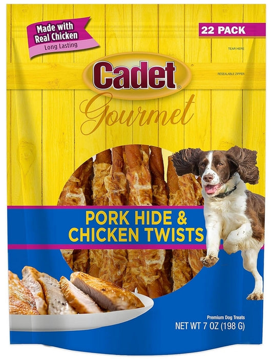 Cadet Gourmet Pork Hide and Chicken Twists