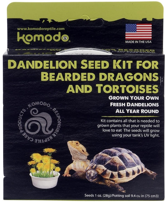 Komodo Dandelion Seed Kit for Bearded Dragons and Tortoises